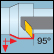 Innen 35° rhombisch 95° Einstellwinkel