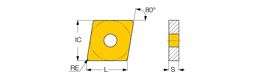 CNMG 090408-M3P IC830
