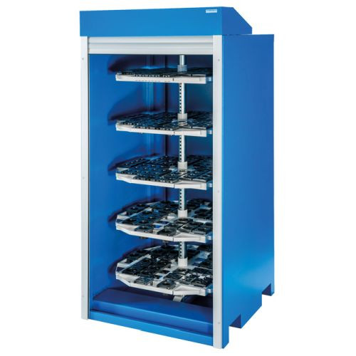 RotaRex® CNC-Lagerschrank mit elektrischem Rollladen