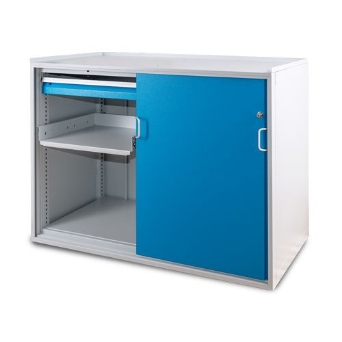 Schiebetürenschrank, R 24-24, Leergehäuse mit Schiebetüren