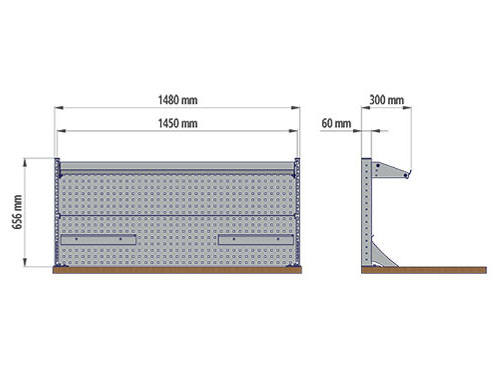 Multi-Wand-Aufbau Breite 1500 mm