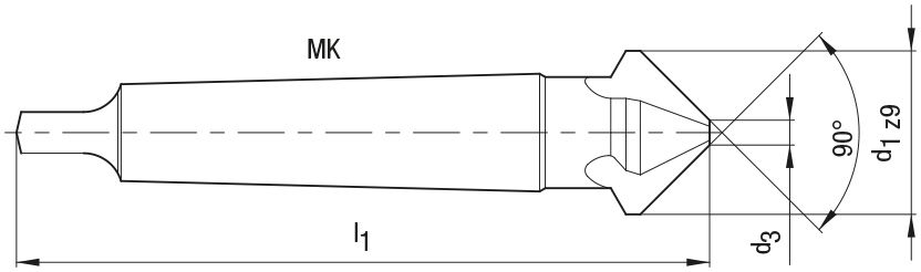 B053320 Ø 6.3 DIN334C TIN